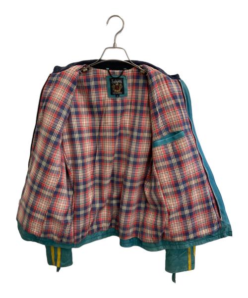 Schott（ショット）Schott (ショット) レザージャケット グリーン サイズ:Sの古着・服飾アイテム