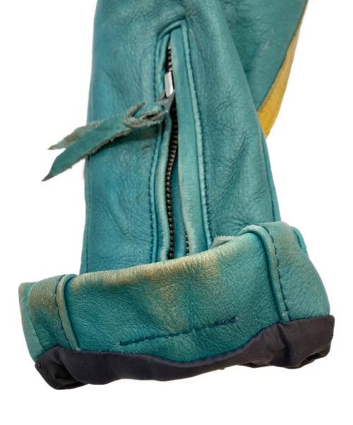 Schott（ショット）Schott (ショット) レザージャケット グリーン サイズ:Sの古着・服飾アイテム