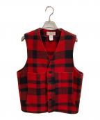 FILSON GARMENTフィルソン ガーメント）の古着「Mackinaw Wool Vest」｜レッド