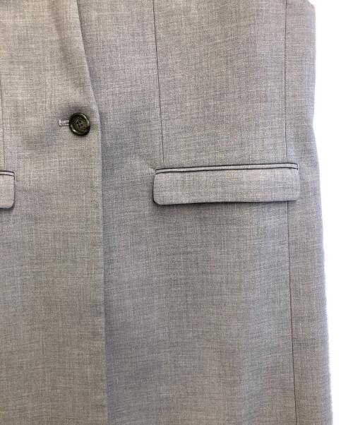 Ameri（アメリ）AMERI (アメリ) FADE COLLAR DAMAGE VEST グレー サイズ:Sの古着・服飾アイテム