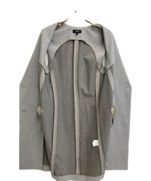 theory（セオリー）theory (セオリー) ロングジレ グレー サイズ:2の古着・服飾アイテム