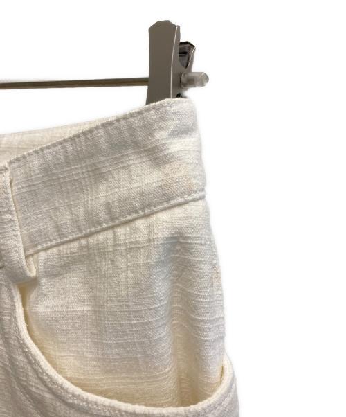 CHANEL（シャネル）CHANEL (シャネル) ツイードクロップドパンツ ホワイト サイズ:38の古着・服飾アイテム