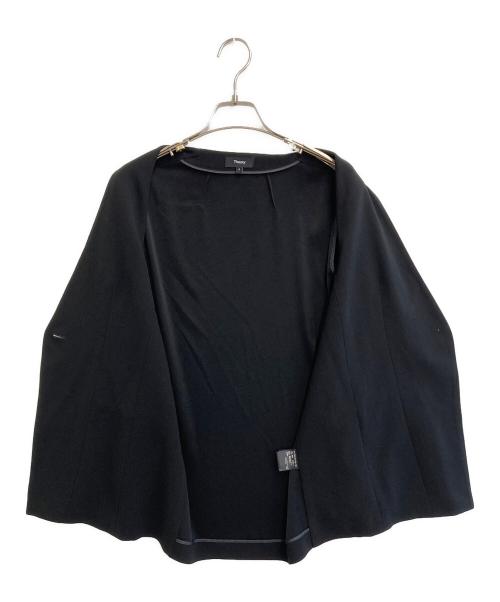 theory（セオリー）theory (セオリー) ノーカラージャケット ブラック サイズ:2の古着・服飾アイテム