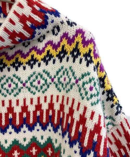 POLO RALPH LAUREN（ポロ・ラルフローレン）POLO RALPH LAUREN (ポロ・ラルフローレン) ノルディックハイネックニット マルチカラー サイズ:Mの古着・服飾アイテム