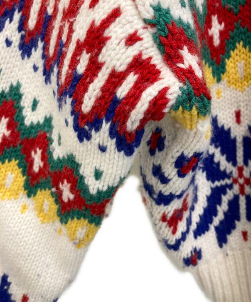 POLO RALPH LAUREN（ポロ・ラルフローレン）POLO RALPH LAUREN (ポロ・ラルフローレン) ノルディックハイネックニット マルチカラー サイズ:Mの古着・服飾アイテム