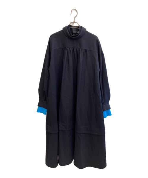 ENFOLD（エンフォルド）ENFOLD (エンフォルド) A-LINE SHIRT DRESS ネイビー サイズ:38の古着・服飾アイテム