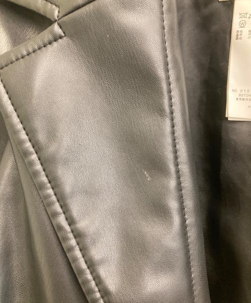 Ameri（アメリ）AMERI (アメリ) 2WAY FAKE LEATHER SHORT JACKET ブラック サイズ:freeの古着・服飾アイテム