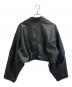AMERI (アメリ) 2WAY FAKE LEATHER SHORT JACKET ブラック サイズ:free：10000円