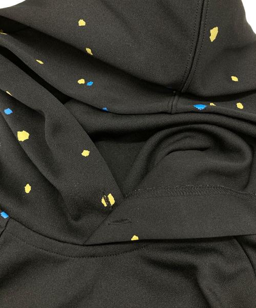 COMME des GARCONS HOMME PLUS（コムデギャルソンオムプリュス）COMME des GARCONS HOMME PLUS (コムデギャルソンオムプリュス) ペンキ柄ジャージーパーカー ブラック サイズ:Sの古着・服飾アイテム