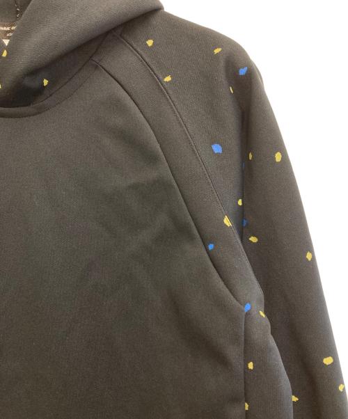COMME des GARCONS HOMME PLUS（コムデギャルソンオムプリュス）COMME des GARCONS HOMME PLUS (コムデギャルソンオムプリュス) ペンキ柄ジャージーパーカー ブラック サイズ:Sの古着・服飾アイテム
