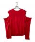 COMME des GARCONS HOMME PLUS（コムデギャルソンオムプリュス）の古着「オフショルカットソー」｜レッド