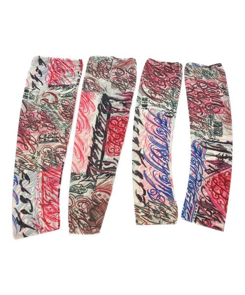 COMME des GARCONS HOMME PLUS（コムデギャルソンオムプリュス）COMME des GARCONS HOMME PLUS (コムデギャルソンオムプリュス) 15AW 儀式期 タトゥースキン アームカバー,レッグカバー レッドの古着・服飾アイテム