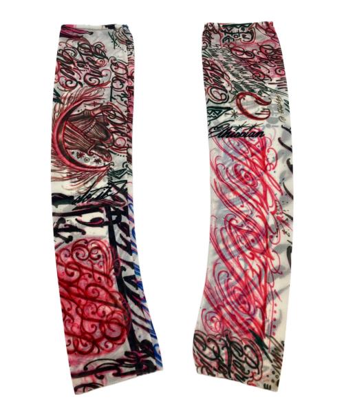 COMME des GARCONS HOMME PLUS（コムデギャルソンオムプリュス）COMME des GARCONS HOMME PLUS (コムデギャルソンオムプリュス) 15AW 儀式期 タトゥースキン アームカバー,レッグカバー レッドの古着・服飾アイテム