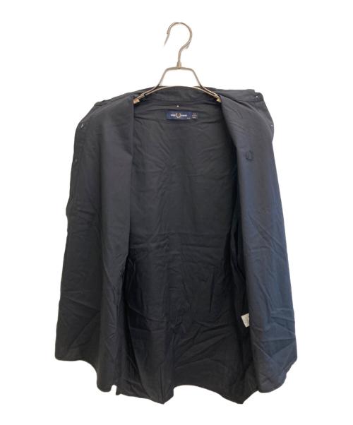 FRED PERRY（フレッドペリー）FRED PERRY (フレッドペリー) Knit Layered Shirt ブラック×ブラウン サイズ:34の古着・服飾アイテム