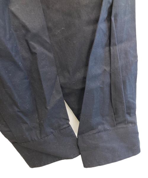 FRED PERRY（フレッドペリー）FRED PERRY (フレッドペリー) Knit Layered Shirt ブラック×ブラウン サイズ:34の古着・服飾アイテム