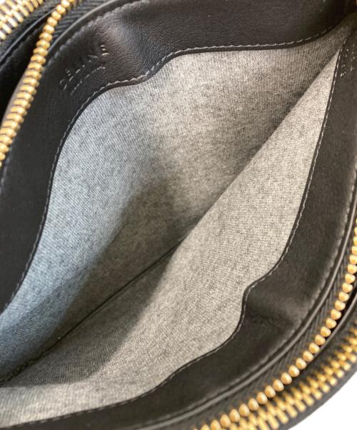 CELINE（セリーヌ）CELINE (セリーヌ) ラージトリオショルダーバッグ ブラックの古着・服飾アイテム