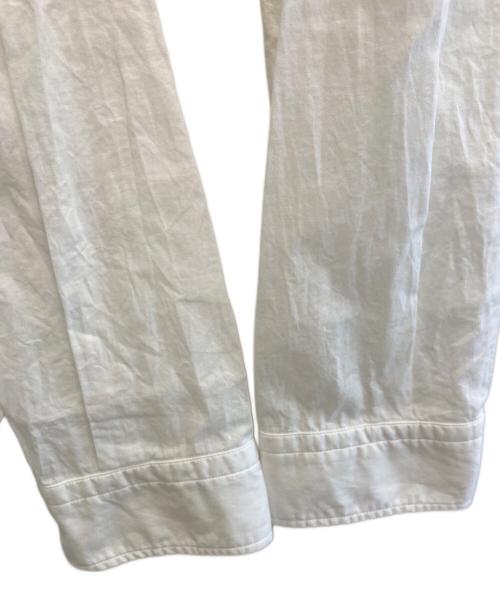 GUCCI（グッチ）GUCCI (グッチ) バンドカラーシャツ ホワイト サイズ:SIZE 38/15の古着・服飾アイテム