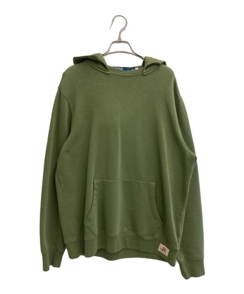 POLO RALPH LAUREN（ポロ・ラルフローレン）POLO RALPH LAUREN (ポロ・ラルフローレン) プルオーバーパーカー グリーン サイズ:SIZE Lの古着・服飾アイテム