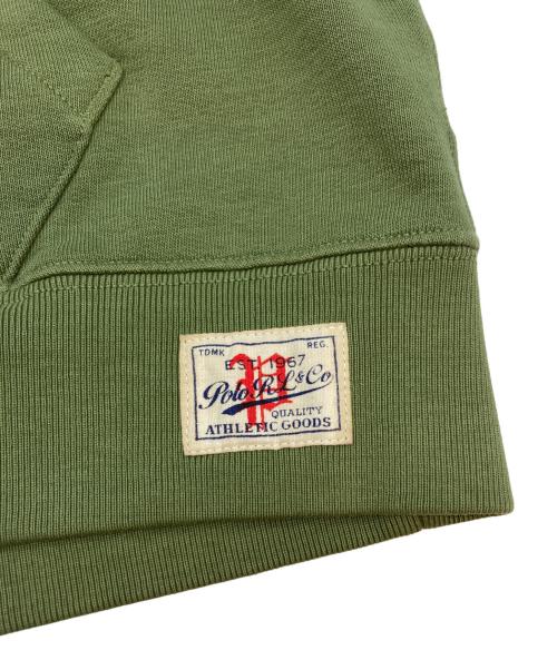 POLO RALPH LAUREN（ポロ・ラルフローレン）POLO RALPH LAUREN (ポロ・ラルフローレン) プルオーバーパーカー グリーン サイズ:SIZE Lの古着・服飾アイテム