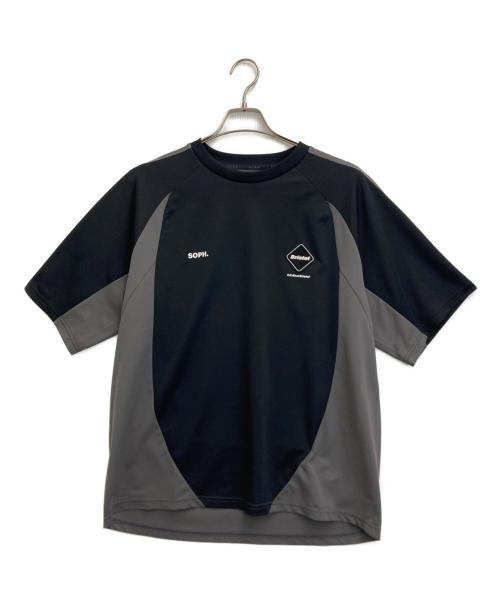 F.C.R.B.（エフシーレアルブリストル）F.C.R.B. (エフシーレアルブリストル) STREAM LINE S/S TOP ブラック サイズ:Mの古着・服飾アイテム