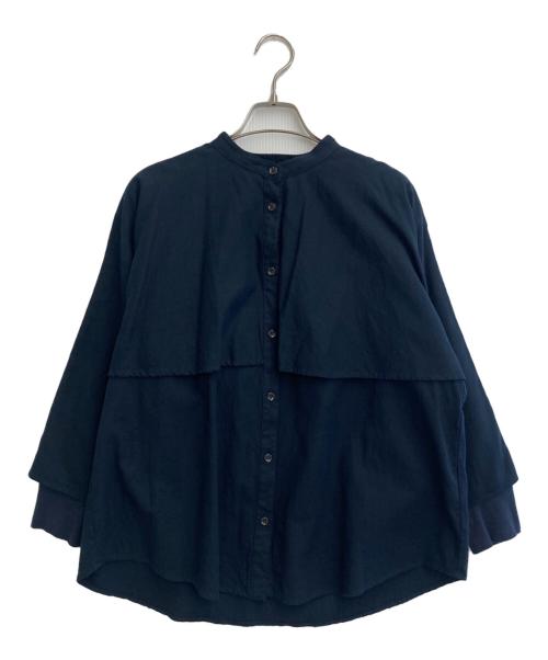 BEARDSLEY（ビアズリー）BEARDSLEY (ビアズリー) ブラウス ネイビー サイズ:SIZE Freeの古着・服飾アイテム