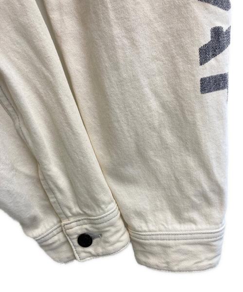 AVIREX（アヴィレックス）AVIREX (アヴィレックス) デニムジャケット アイボリー サイズ:Lの古着・服飾アイテム