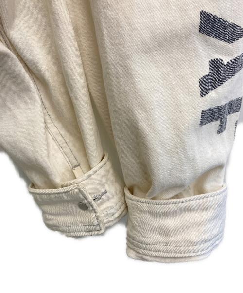 AVIREX（アヴィレックス）AVIREX (アヴィレックス) デニムジャケット アイボリー サイズ:Lの古着・服飾アイテム