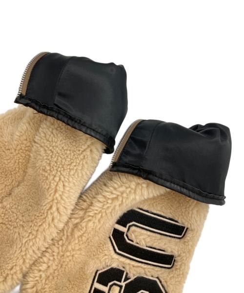 AVIREX（アヴィレックス）AVIREX (アヴィレックス) フリースライダースジャケット ベージュ サイズ:Mの古着・服飾アイテム