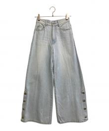 SJYP（エスジェイワイピー）の古着「デニムパンツ」｜インディゴ