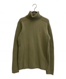 POLO JEANS CO.（ポロジーンズカンパニー）の古着「タートルネックニット」｜オリーブ