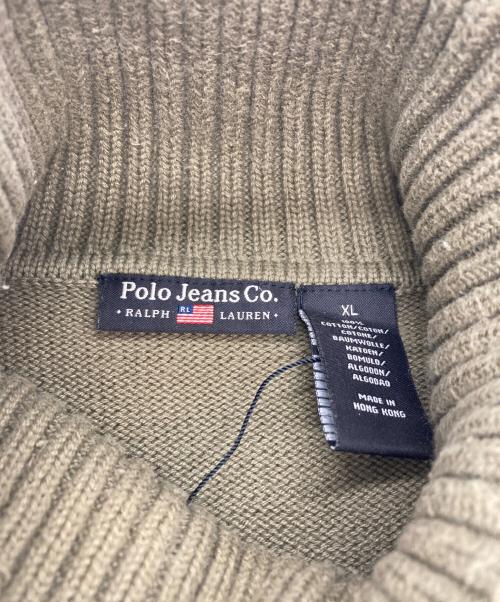 POLO JEANS CO.（ポロジーンズカンパニー）POLO JEANS CO. (ポロジーンズカンパニー) タートルネックニット オリーブ サイズ:SIZE XLの古着・服飾アイテム
