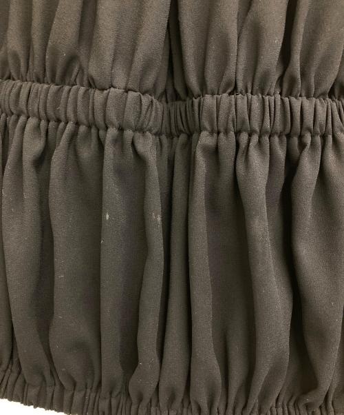 ENFOLD（エンフォルド）ENFOLD (エンフォルド) GATHER SKIRT ブラック サイズ:36の古着・服飾アイテム