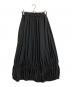 ENFOLD（エンフォルド）の古着「GATHER SKIRT」｜ブラック