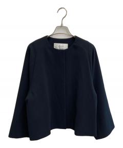 中古・古着通販】ADORE (アドーア) シルクノーカラージャケット