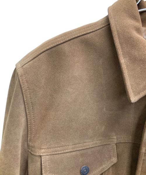 Levi’s Premium（リーバイス）LEVI’S PREMIUM (リーバイス) TYPEⅢ スウェードトラッカージャケット ブラウン サイズ:Mの古着・服飾アイテム