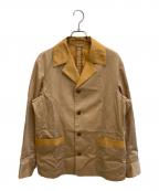 CABANキャバン）の古着「コットンシャンブレー ジャケット」｜ベージュ
