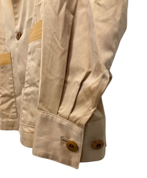 CABAN（キャバン）CABAN (キャバン) コットンシャンブレー ジャケット ベージュ サイズ:Mの古着・服飾アイテム