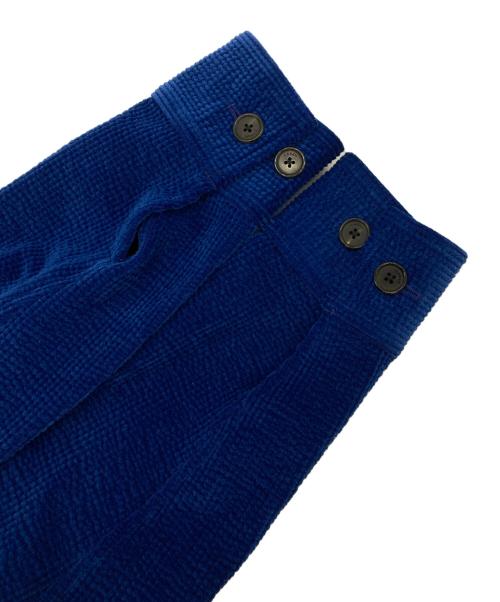 CABAN（キャバン）CABAN (キャバン) ストレッチコーデュロイ シャツブルゾン ブルー サイズ:Lの古着・服飾アイテム