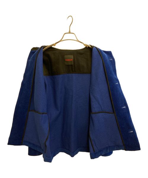 CABAN（キャバン）CABAN (キャバン) ストレッチコーデュロイ シャツブルゾン ブルー サイズ:Lの古着・服飾アイテム