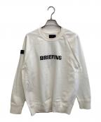 BRIEFINGブリーフィング）の古着「WR CREWNECK KNIT」｜ホワイト