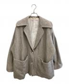 TOWAVASEトワヴァーズ）の古着「ハーフコート」｜アイボリー