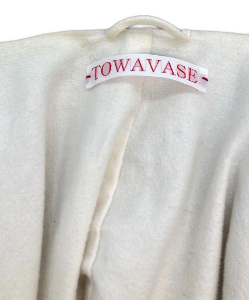 TOWAVASE（トワヴァーズ）towavase (トワヴァーズ) ハーフコート アイボリー サイズ:-の古着・服飾アイテム