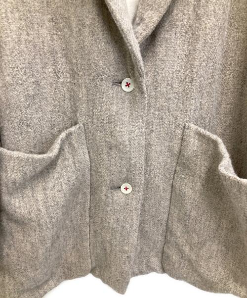 TOWAVASE（トワヴァーズ）towavase (トワヴァーズ) ハーフコート アイボリー サイズ:-の古着・服飾アイテム