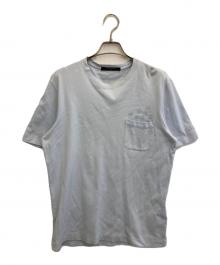 LOUIS VUITTON（ルイ ヴィトン）の古着「ダミエポケットTシャツ」｜スカイブルー