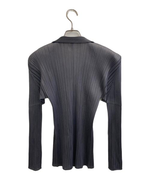PLEATS PLEASE（プリーツプリーズ）PLEATS PLEASE (プリーツプリーズ) プリーツシャツ グレー サイズ:4の古着・服飾アイテム