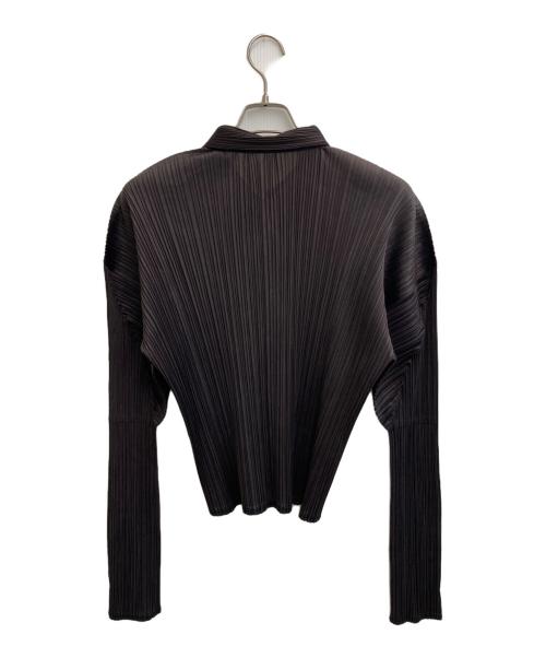 PLEATS PLEASE（プリーツプリーズ）PLEATS PLEASE (プリーツプリーズ) プリーツシャツ ブラウン サイズ:3の古着・服飾アイテム