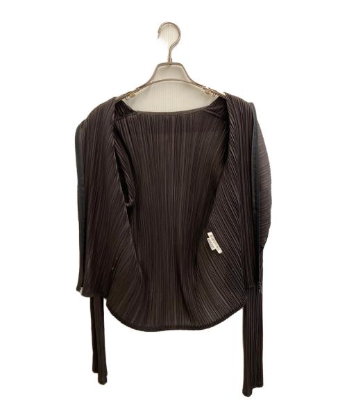 PLEATS PLEASE（プリーツプリーズ）PLEATS PLEASE (プリーツプリーズ) プリーツシャツ ブラウン サイズ:3の古着・服飾アイテム
