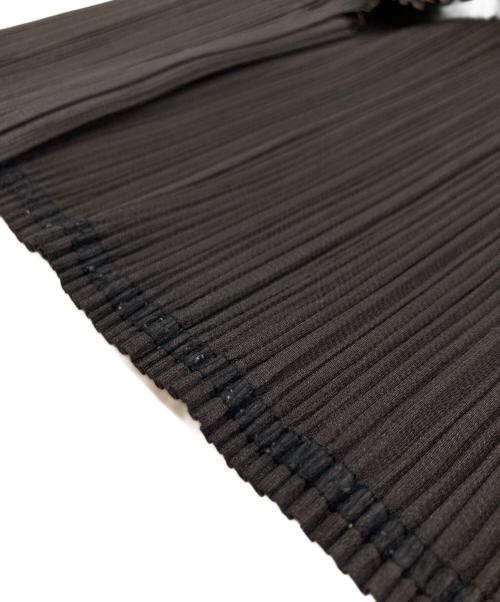 PLEATS PLEASE（プリーツプリーズ）PLEATS PLEASE (プリーツプリーズ) プリーツシャツ ブラウン サイズ:3の古着・服飾アイテム