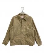 DANTONダントン）の古着「POLYESTER MICRO TAFTA COVERALLS」｜ブラウン