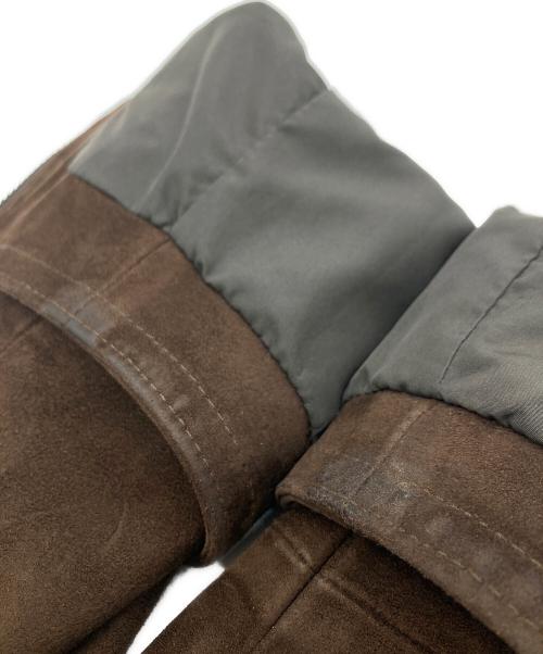 EMMETI（エンメティ）EMMETI (エンメティ) スウェードライダースジャケット ブラウン サイズ:42の古着・服飾アイテム